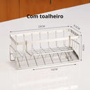 Organizador de Pia Inox Multifuncional Casa Splendida