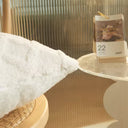 Capa de almofada felpuda 45x45 com estampa xadrez – ideal para sofá ou cama