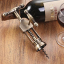 Abridor de Vinho em Liga de Zinco Bronze com Saca-Rolhas Casa Splendida