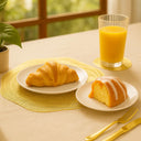 Jogo Americano Dourado Redondo com Descanso de Copo – Kit 6 Peças PVC 38cm – Casa Splendida