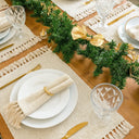 Kit Jogo Americano Artesanal Cru Off White Completo + Guardanapos + Argolas – Casa Splendida