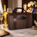 Bolsa Térmica Porta Vinho e Taças Estilo Premium Casa Splendida
