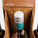 Bolsa para Vinho Luxo em Couro Interior Aveludado
