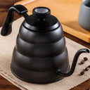 Bule Inox Chaleira Gooseneck Preta 1L ou 1.2L com Termômetro para Café e Chá Casa Splendida