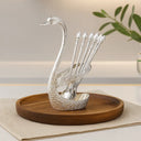 Conjunto Cisne 6 Colheres com Suporte Casa Splendida