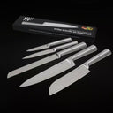 Conjunto de facas inox premium com 5 peças de corte preciso e design sofisticado – Casa Splendida