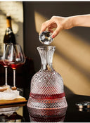 Decanter de Vinho em Cristal Lapidado 1500ml Casa Splendida