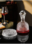Decanter de Vinho em Cristal Lapidado 1500ml Casa Splendida