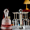Decanter de Vinho em Cristal Lapidado 1500ml Casa Splendida