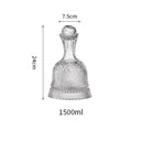 Decanter de Vinho em Cristal Lapidado 1500ml Casa Splendida
