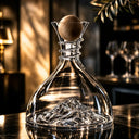 Decanter de Vinho Cristal com Tampa Casa Splendida