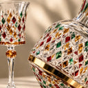 Decanter de Vinho em Cristal com Brilho Arco-Íris Casa Splendida