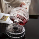 Decanter de Vinho Giratório com Tampa Elegante