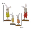 Família de Coelhos Enfeite para Mesa Casa Splendida Medidas