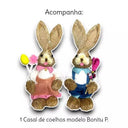 Decoração Coelho Casal