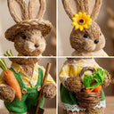 Decoração de Páscoa Kit 2 Coelhos