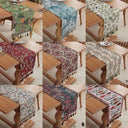 Caminho de Mesa Jacquard Boho com Tassel Casa Splendida