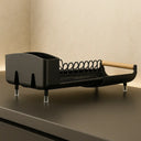 Escorredor de Louça Retrátil Slim com Bandeja e Porta Talheres Casa Splendida