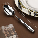 Colher do Faqueiro Inox Royal Classic 30 Peças Casa Splendida em aço inox elegante para mesa posta sofisticada