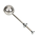 Infusor de chá com cabo e esfera perfurada em inox, tipo pinça, prático e reutilizável – Casa Splendida