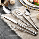 Faqueiro Inox Lumier Silver 30 Peças Prata Casa Splendida