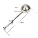 Infusor de chá com cabo e esfera perfurada em inox, tipo pinça, prático e reutilizável – Casa Splendida