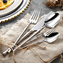 Faqueiro Inox Lumier Silver 30 Peças Prata Casa Splendida