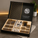 Jogo de Talheres Inox 24 Peças – Acabamento Fosco Casa Splendida