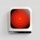 Detalhe do Aquecedor Portátil de Canecas Inteligente com superfície de vidro resistente