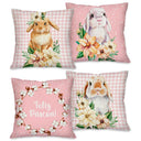 Kit 4 Capas de Almofada de Páscoa 45x45 Estampa Encantadora Casa Splendida