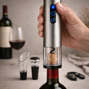 Kit Abridor de Vinho Elétrico Automático com Caixa Presenteável 4 Peças Casa Splendida
