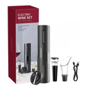 Kit Abridor de Vinho Elétrico Recarregável USB com Acessórios Casa Splendida