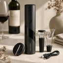 Kit Abridor de Vinho Elétrico Recarregável USB com Acessórios Casa Splendida