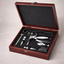 Kit Abridor de Vinho com Maleta Sommelier 9 Peças Casa Splendida