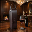 Porta Vinho Couro