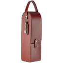 Porta Vinho Couro com Chaveiro Personalizado Casa Splendida Pinhão