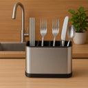 Porta Talher Inox de Pia Organização com Estilo