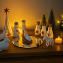 Presépio de natal 3d 10 peças decoração de natal