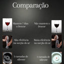 comparação rolha para vinho a vácuo mantendo frescor do vinho por mais tempo após abertura