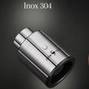 rolha para vinho em aço inox 304 com acabamento premium e alta durabilidade