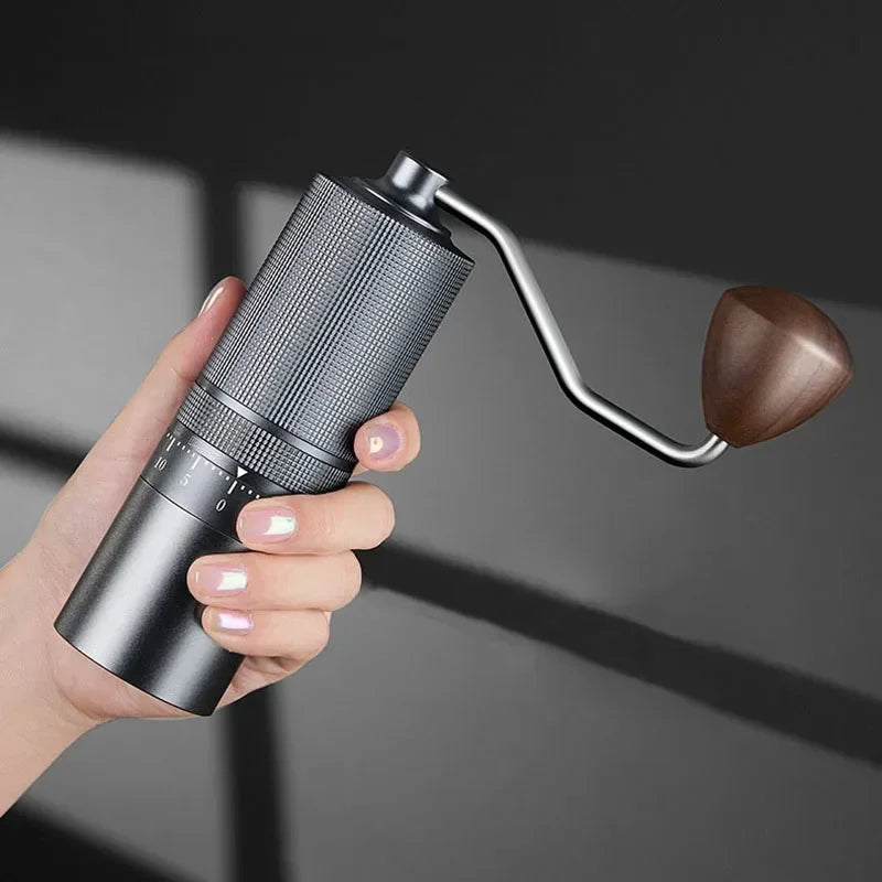 Moedor cinza manual para café turco com moagem ultrafina profissional