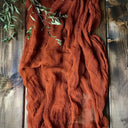 Caminho de mesa de gaze cheesecloth estilo rústico-elegante para decoração de casamentos, festas e mesa posta – Casa Splendida