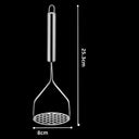 amassador de batatas em aço inox 25,3 cm com base de malha 8 cm – Casa Splendida