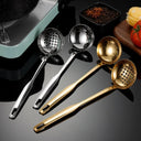 Conjunto inox dourado e prata com suporte vertical e base coletora