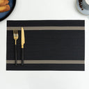 Jogo Americano PVC Luxo Fio Dourado Casa Splendida