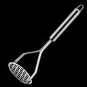 amassador de batatas em aço inox 25,3 cm com base de malha 8 cm – Casa Splendida