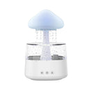 Relax Cloud Rain RGB com base branca simulando chuva para o reservatório