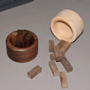 difusor de óleo essencial em madeira beech e walnut, artesanal e ecológico para aromaterapia