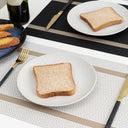 Jogo Americano PVC Luxo Fio Dourado Casa Splendida
