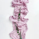 Caminho de mesa de gaze cheesecloth estilo rústico-elegante para decoração de casamentos, festas e mesa posta – Casa Splendida